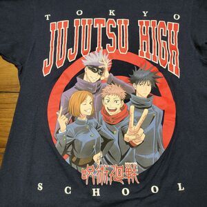 Tokyo School Graphic SS Blue Unisex Tee "Jujutsu High" - Size Medium